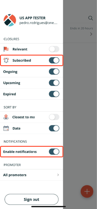 ON441 - subscribe notification menu highlight - 320